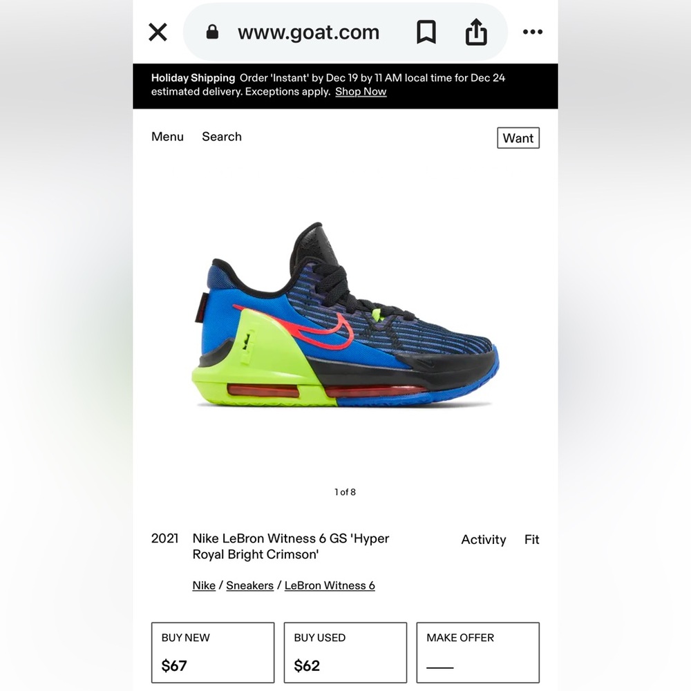 Nike LeBron Witness 6 GS